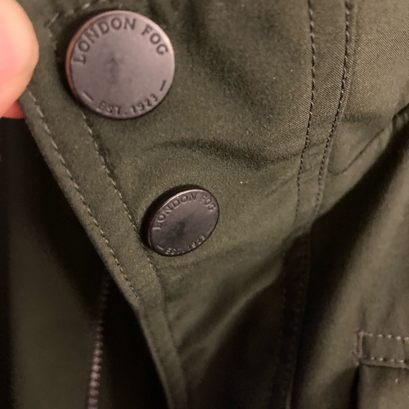 London Fog Mens Large forest Green Jacket - Picture 9 of 10